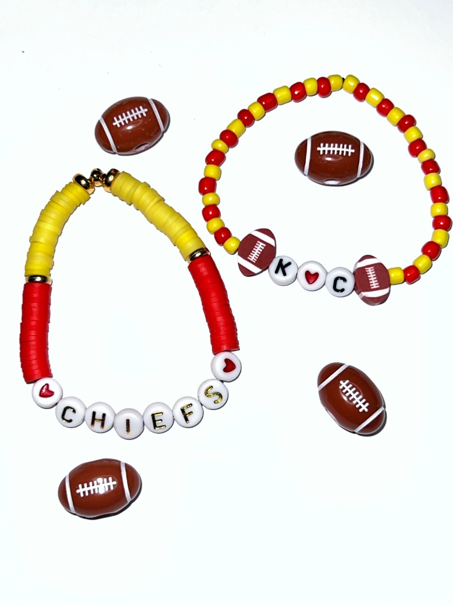 Kanas Chiefs Clay Bead Bracelet – Of A Kind Boutique