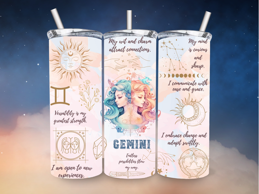 Astrology Zodiac Sign 20 oz Tumbler Cups